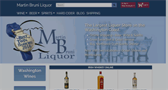 Desktop Screenshot of martinbruniliquor.com