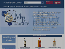 Tablet Screenshot of martinbruniliquor.com